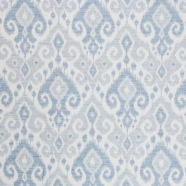 Contemporary Sample - Schumacher Dedra Performance Fabric in Sky For Sale - Image 3 of 3