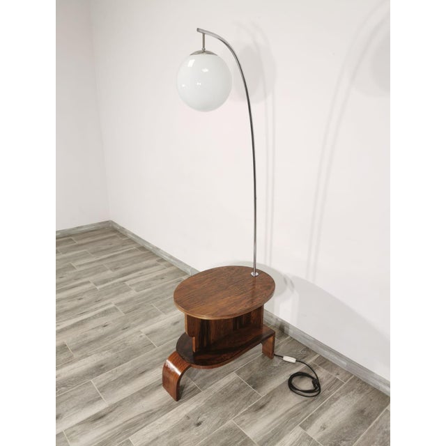 Brown Mid-Century Floor Lamp For Sale - Image 8 of 13