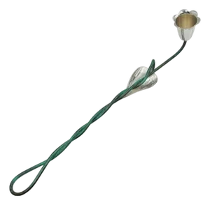 1980s Emilia Castillo Taxco Sterling Silver Candle Snuffer, Hand-Signed & Hallmarked