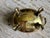 Mid-Century Modern Hammered Brass Cachepot With Paw Feet For Sale - Image 3 of 9