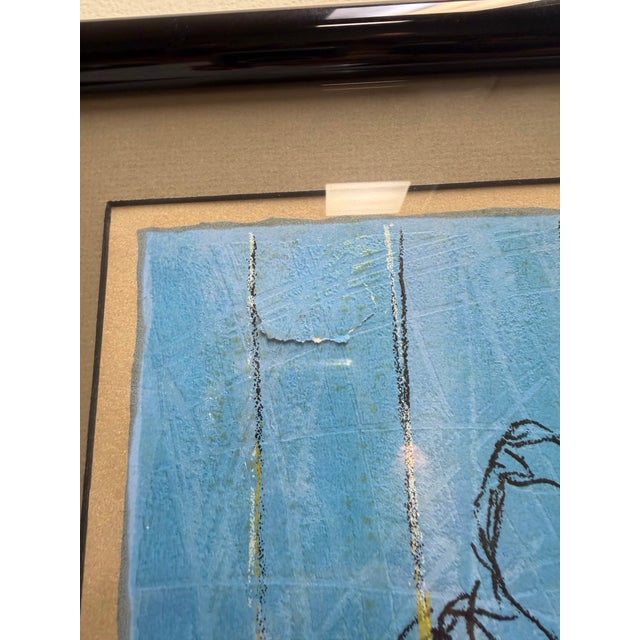 Blue Itzchak Tarkay "Lady in Blue" Signed Limited Edition Serigraph - 232/350 For Sale - Image 8 of 9