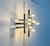 Very rare space age wall or ceiling light from the renowned manufacturer temde from switzerland. functional light source...