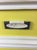 Mid Century Space Age Style Lowboy Dresser With Mounted Mirror & Yellow Drawer Faces For Sale In Philadelphia - Image 6 of 18