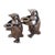 Figurative 1990s Restoration Hardware Penguin Silver-Plated Candle Holders Set of 2 For Sale - Image 3 of 11