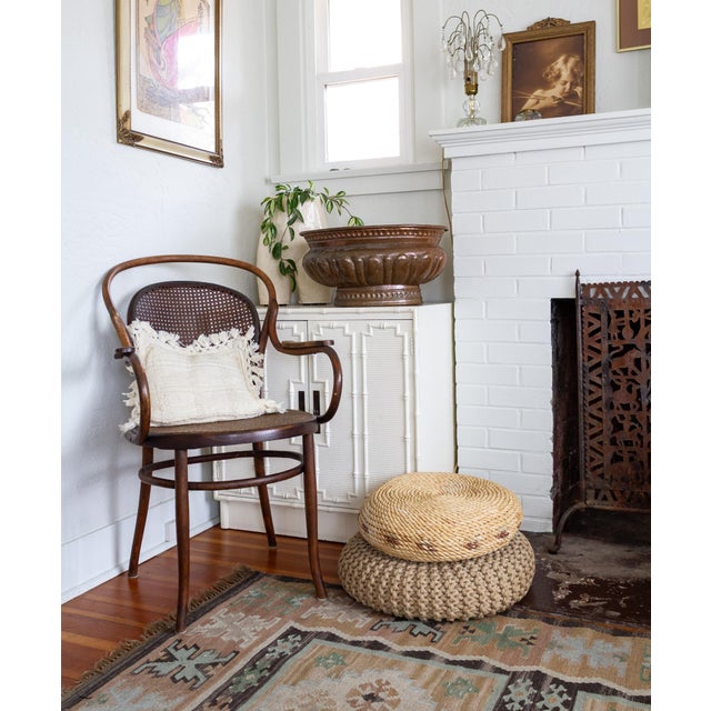 Large Turkish Copper Jardinier Planter Wine Cooler or Firewood Holder For Sale - Image 4 of 15