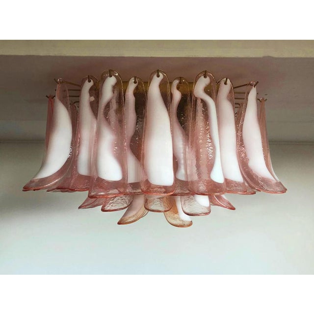 Metal Italian Petal Ceiling Lights, Set of 2 For Sale - Image 7 of 11