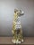 Glazed terracotta leopard, Italy circa 1950 height: 75 cm