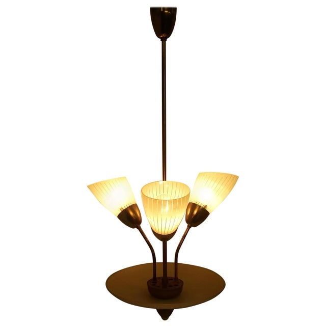 Chandelier by Josef Hurka for Napako, 1960s For Sale - Image 11 of 11