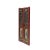 Pair of Vintage Red, Green, and Yellow Fujian-Style Door Panels featuring bold relief carvings and intricate see-through...