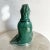 Chinese Chinese Green and White Porcelain Quin Yan Sculpture For Sale - Image 3 of 8