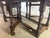 Wood English Oak Gateleg Dining Table With Turned Supports For Sale - Image 7 of 15