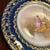 1910s Haviland Limoges Cabinet Portrait Plate Features Cobalt & Gold # 2 of 2 For Sale - Image 5 of 9