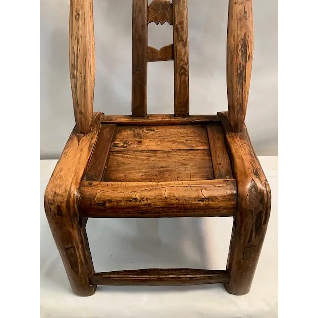 Wood Meditation Chair Item Number 3 For Sale - Image 7 of 11