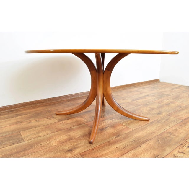 Mid-Century Walnut Table from Alma, 1960s For Sale - Image 4 of 7