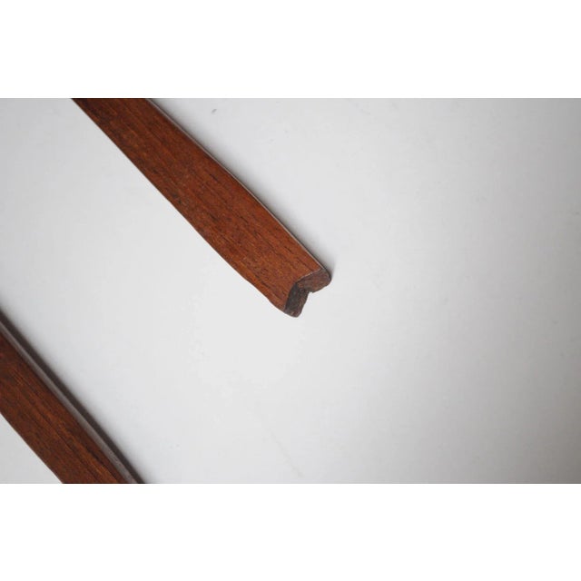 Mid-Century Modern Sculptural Teakwood Salad Tongs For Sale - Image 12 of 12