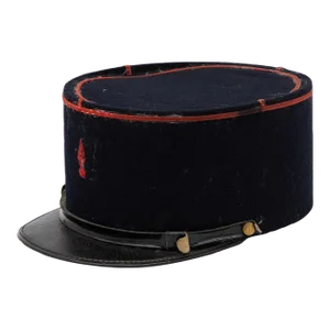 Vintage French Military Academy Officers Hat, Mid Century