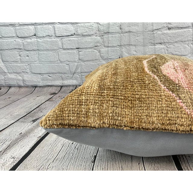 20 x 20 Rug Pillow Spice Route Turkish Pillow Cushion Cover For Sale - Image 4 of 4