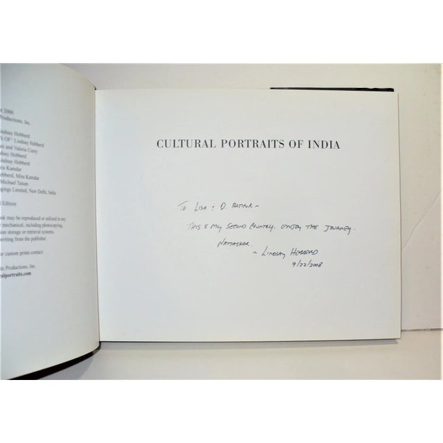 2000 - 2009 2000s Cultural Portraits of India, Autographed, Picture Book of India For Sale - Image 5 of 7