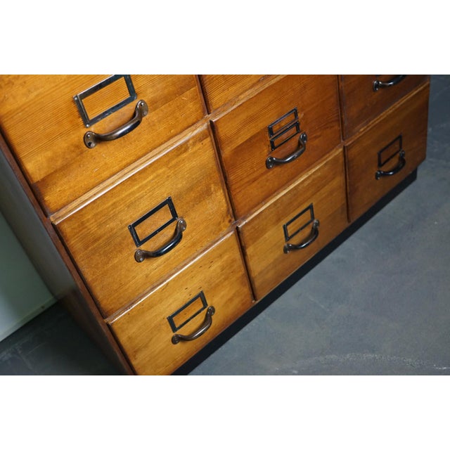 Vintage German Pine Apothecary Cabinet, 1950s For Sale - Image 11 of 18