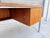 Brown 1970s Mid Century Walnut Executive Desk Styled After Knoll For Sale - Image 8 of 14