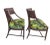 Traditional Barbara Barry Classic Curve Cane Arm Chairs by McGuire Furniture - Set of 2 For Sale - Image 3 of 9
