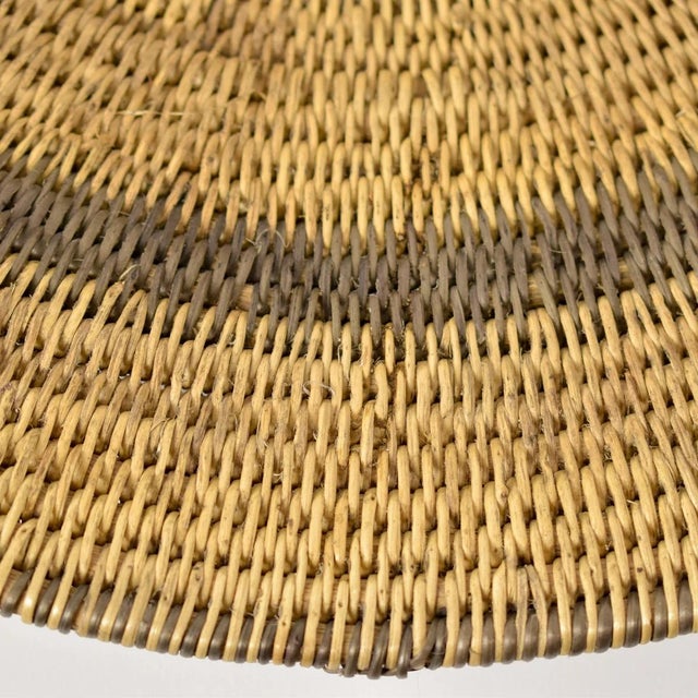 Early 20th Century Makenge Flat Wedding Basket 19.0 Inch Zambia For Sale - Image 4 of 7