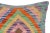 Boho Chic Tribal Turkish Etsuko Hand Woven Kilim Throw Pillow For Sale - Image 3 of 5