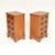 Antique Georgian Yew Wood Bedside Chests, 1950s, Set of 2 For Sale - Image 4 of 11