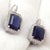 Pasquale Bruni 18k White Gold Iolite Diamond Earrings, Pair For Sale - Image 10 of 12