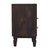 Wood Carved Mango Wood Bedside Table in California Walnut For Sale - Image 7 of 8