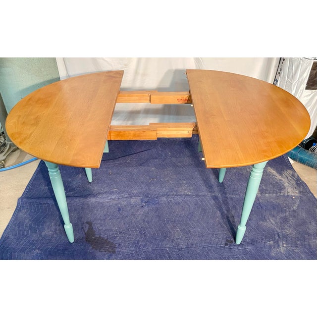 Vintage Nichols and Stone Country Sheridan Dining Table For Sale - Image 6 of 12