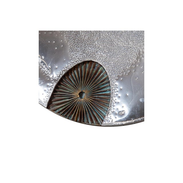 Don Freedman Mid-Century Art Brutalist Aluminum Copper Large Wall Sculpture Don Freedman For Sale - Image 4 of 10