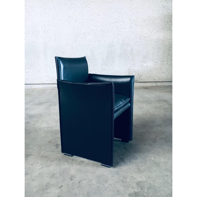 Postmodern Model 401 Break Armchairs by Mario Bellini for Cassina, Italy, 1980s, Set of 6 For Sale - Image 13 of 18