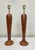 Classical Style Turned Burl Wood Table Lamps, 1970s, Set of 2 For Sale - Image 4 of 14