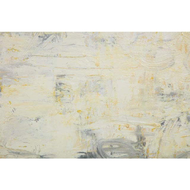 Early 21st Century "Wall Street Series-Lo Vol II" Signed, Oil on Canvas by Leila Pinto For Sale - Image 5 of 8