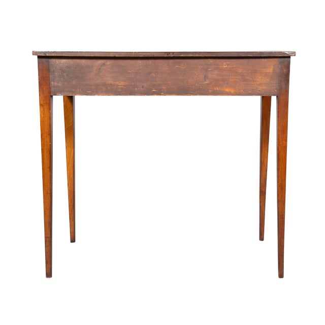 George III Mahogany Bowfront Side Table For Sale In Boston - Image 6 of 9