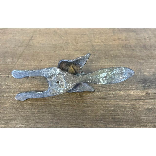 Early 20th Century Vintage English Brass Fox Door Knocker For Sale - Image 5 of 5