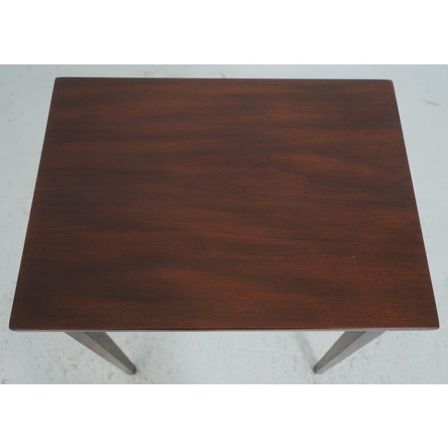 Wood Kittinger Colonial Williamsburg Wa-1029 Mahogany 1 Drawer Table For Sale - Image 7 of 18