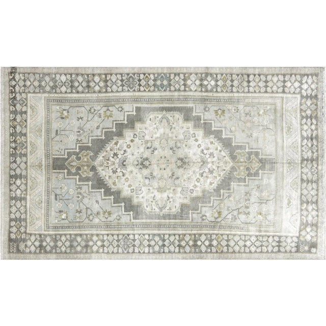 Textile 1960s Turkish Oushak Rug For Sale - Image 7 of 7