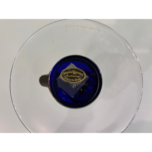 Amber Large Vintage Mid Century Modern Giovanni Cenedese Murano Glass Perfume Bottle/Decantur For Sale - Image 8 of 10