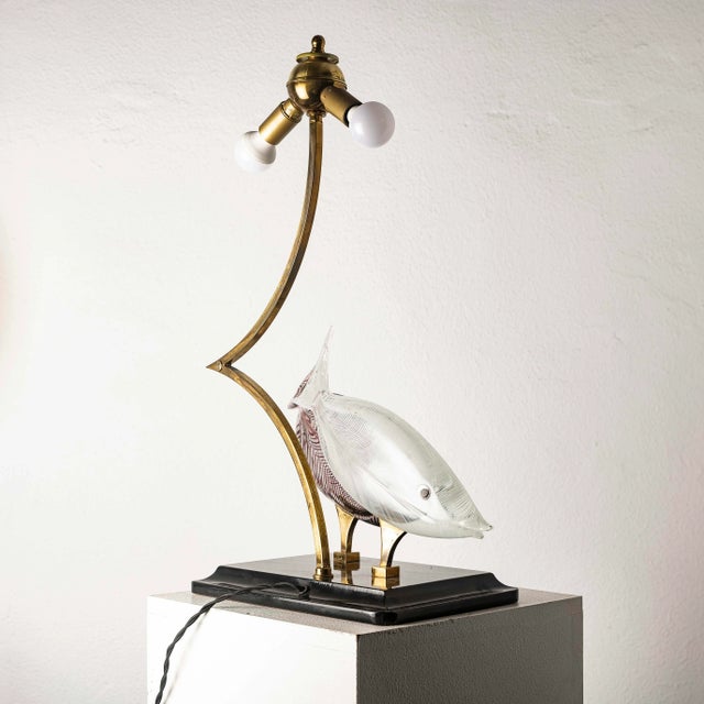 Murano Glass Lamp by Licio Zanetti, Italy, 1970s For Sale - Image 14 of 15