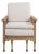 Mid-Century Reclining Lounge Armchair with Pull-Out Footrest in Bouclé Upholstery For Sale