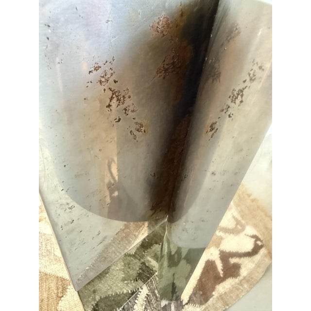 Mid-Century Modern Stainless Steel and Smoked Glass Coffee Table by Francois Monnet for Kappa, 1970s For Sale - Image 11 of 16