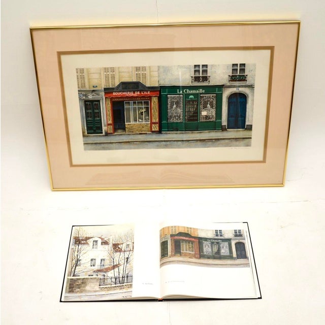 Mid-Century Modern Andre Renoux, Butcher's, 1976, Lithograph, Framed For Sale - Image 3 of 10