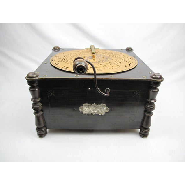 Ariston Music Box Player With Punched Paper Records Chairish