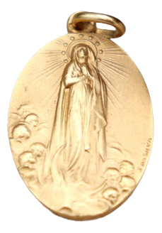 19.2k Gold Our Lady of the Immaculate Conception Pendant