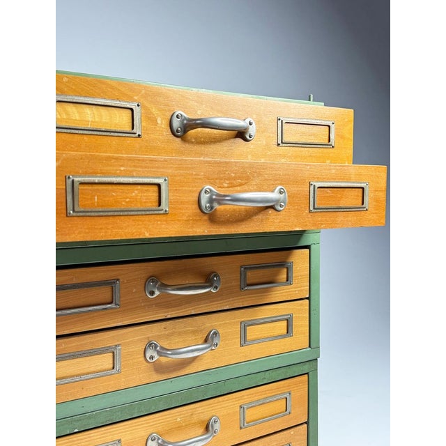 Vintage Tool or Apothecary Cabinet, GDR, 1970s For Sale - Image 6 of 8