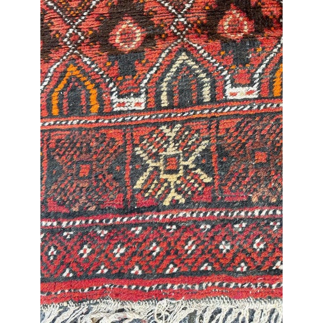 Turkmen Baluch Rug, 1950s For Sale - Image 13 of 18