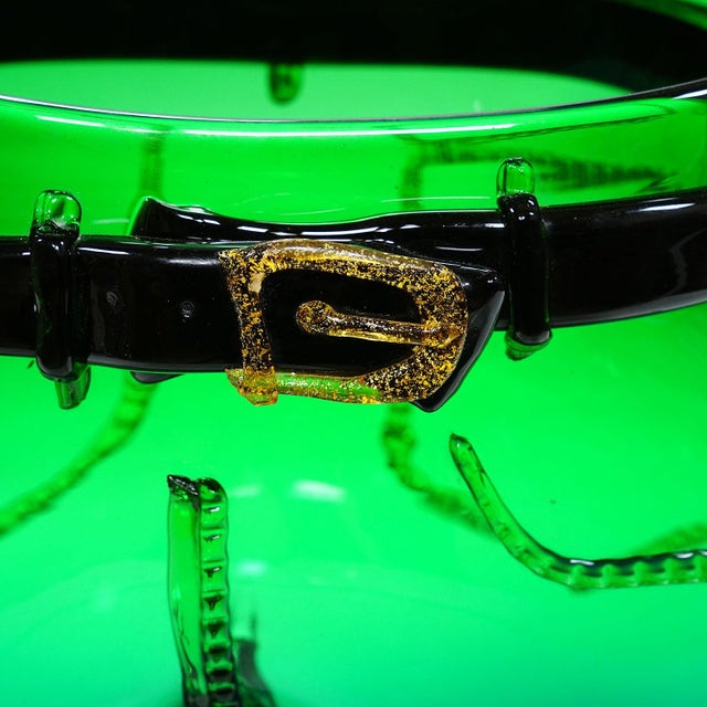 Murano Art Glass Sculpture 'Jeans' by Simone Cenedese 1990s For Sale - Image 6 of 12