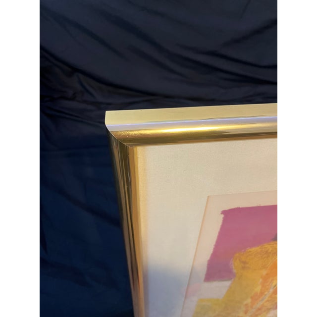 Violet Bernard Cathelin Signed Ea/Artist Print "Premiere Neige Dans La Vallee Du Morin" Lithograph With Findlay Provenance 1960s Mid-Century Modern For Sale - Image 8 of 9